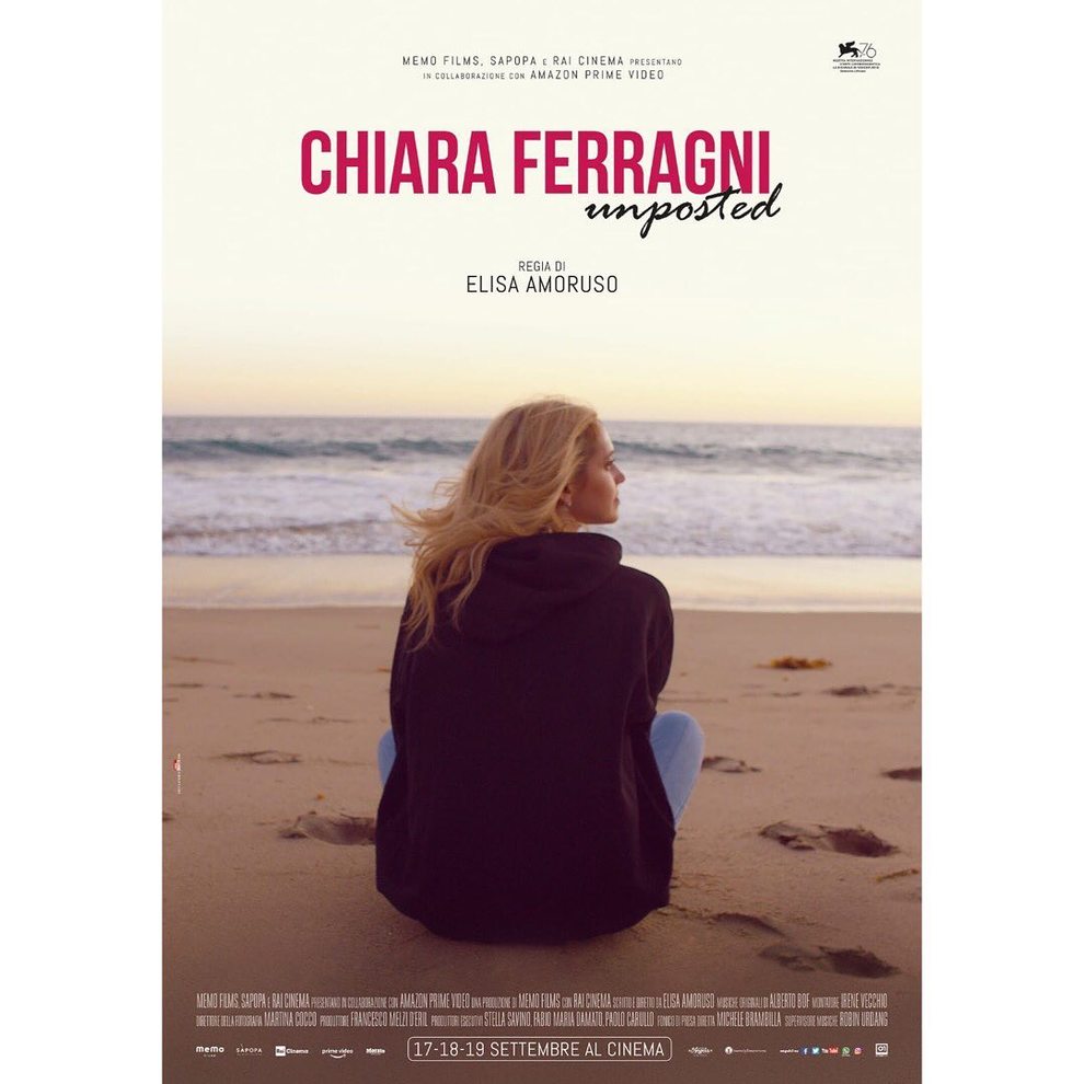 Cartellone del film di Chiara Ferragni